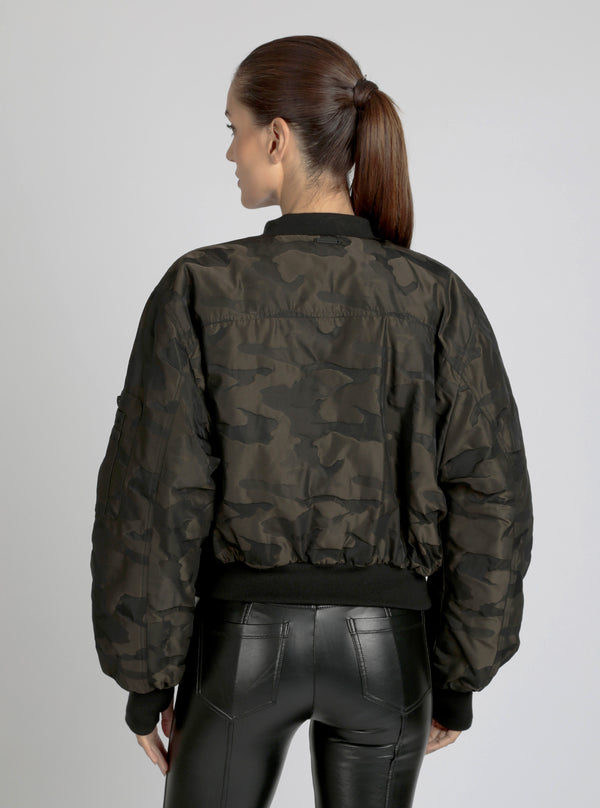 Logan Camo Bomber - Blanc Noir Online Store