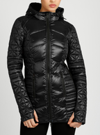 Lightweight Hooded Packable Mid Length Puffer