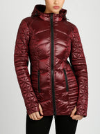 Lightweight Hooded Packable Mid Length Puffer - Blanc Noir Online Store