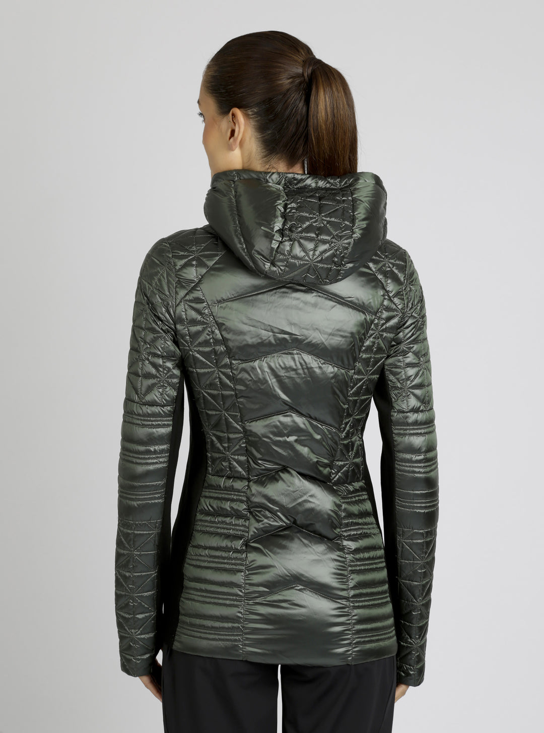 Lightweight Hooded Packable Mid Length Puffer - Blanc Noir Online Store