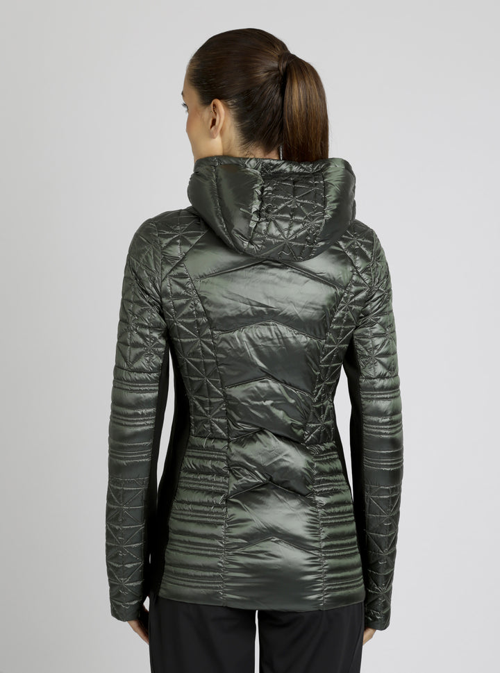 Lightweight Hooded Packable Mid Length Puffer - Blanc Noir Online Store