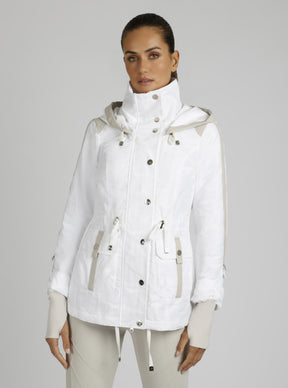 Camo Sport Anorak Gold Trims - Blanc Noir Online Store