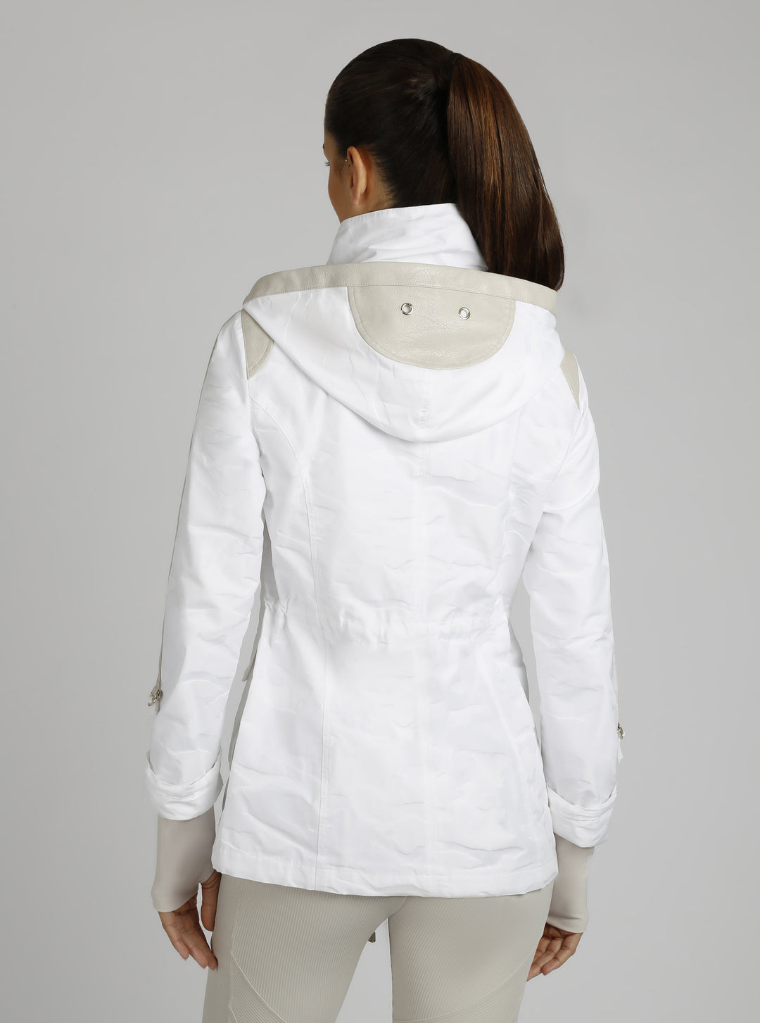 Camo Sport Anorak Gold Trims - Blanc Noir Online Store