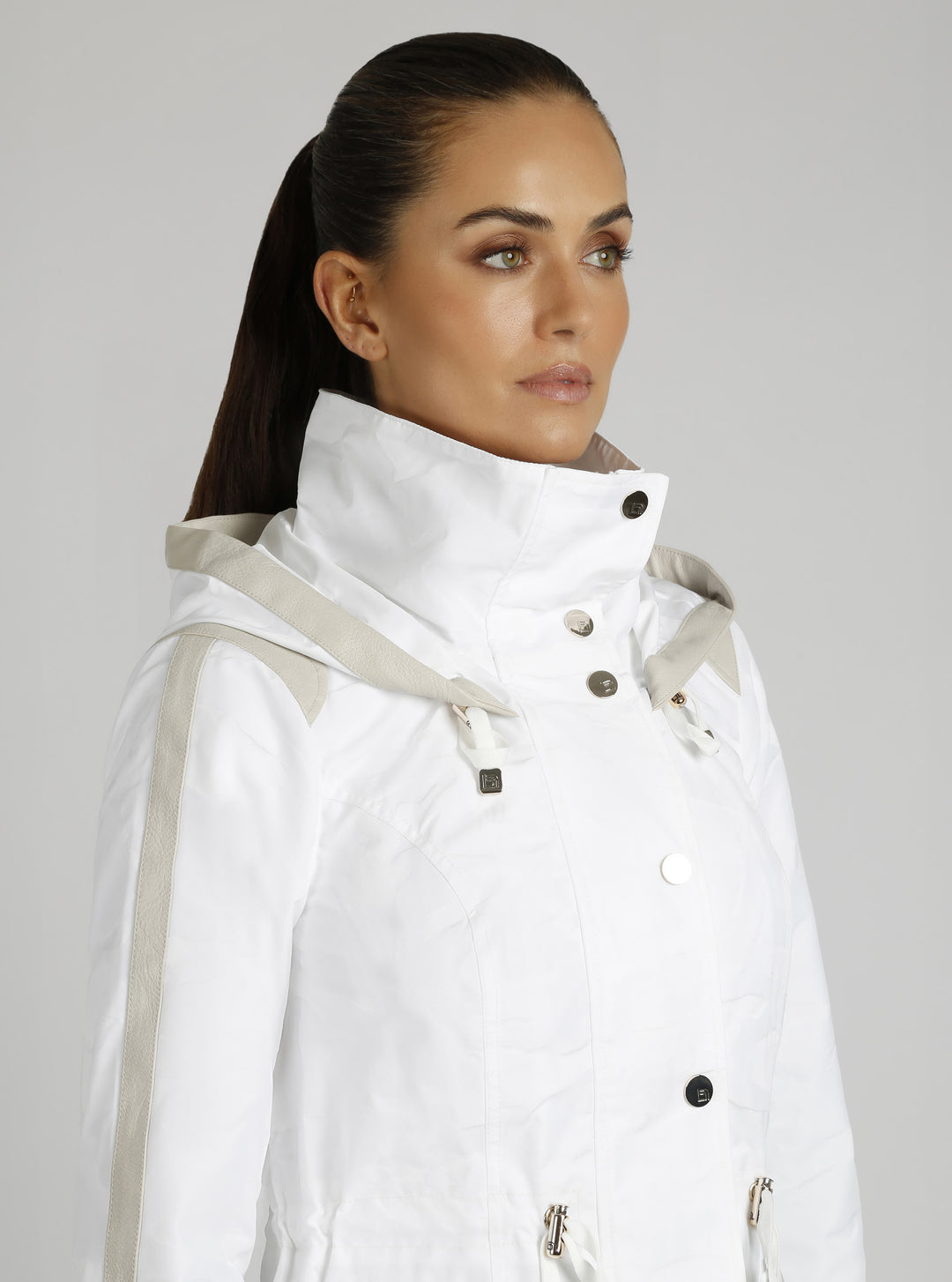 Camo Sport Anorak Gold Trims - Blanc Noir Online Store