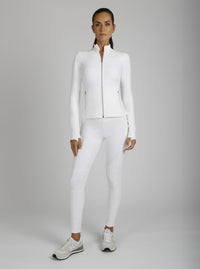 Directional Rib Jacket Gold Trims - Blanc Noir Online Store