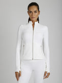 Directional Rib Jacket Gold Trims - Blanc Noir Online Store