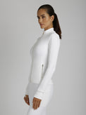 Directional Rib Jacket Gold Trims - Blanc Noir Online Store