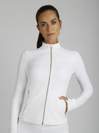Directional Rib Jacket Gold Trims - Blanc Noir Online Store
