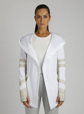 Maitri Sporty Cut Traveler Jacket - Gold Trims - Blanc Noir Online Store