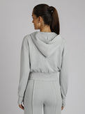 Allegra Raw Edge Hoodie - Blanc Noir Online Store