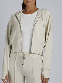 Allegra Garment Dye Super Soft Hoodie - Blanc Noir Online Store