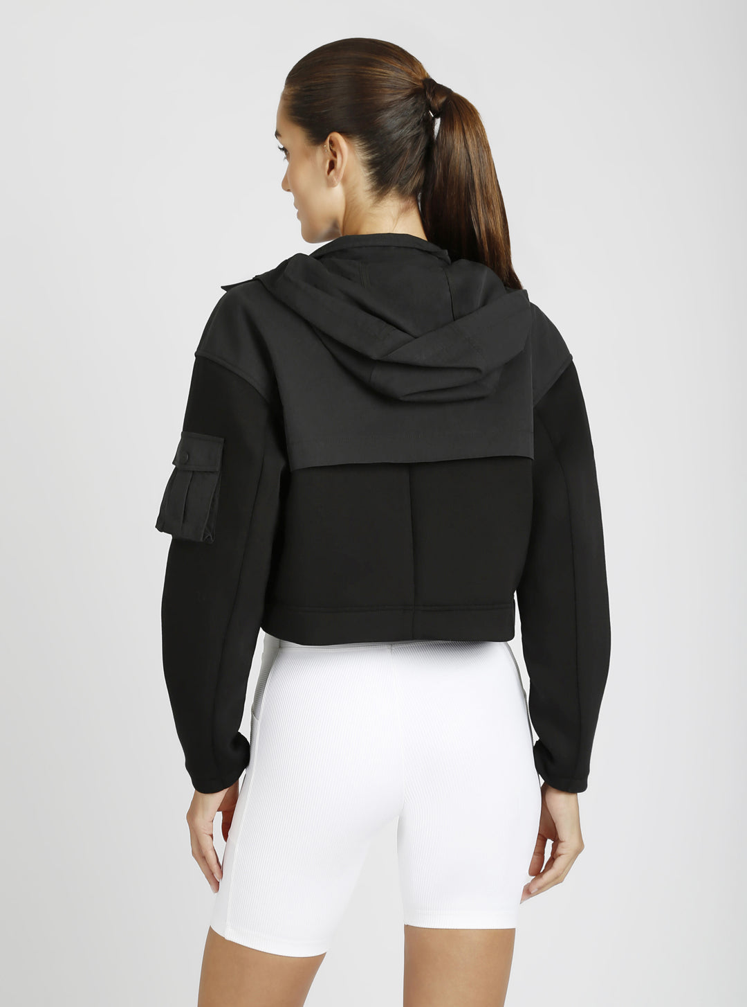 Cropped Scuba Jacket - Blanc Noir Online Store