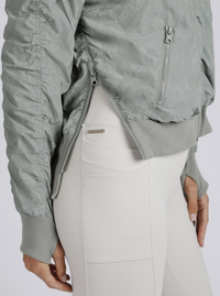 Regina Bomber - Blanc Noir Online Store