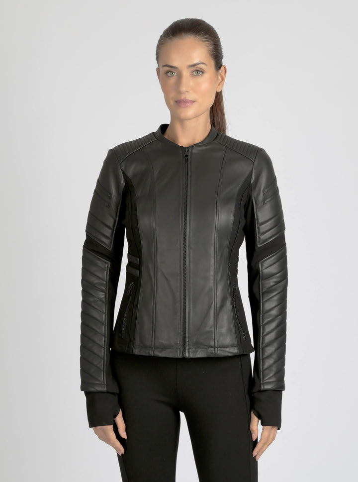 Angel Falls Moto - Black - Blanc Noir Online Store