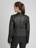 Drape Front Jacket - Blanc Noir Online Store