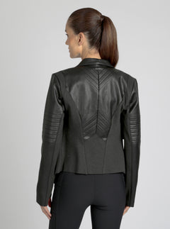 Drape Front Jacket - Blanc Noir Online Store