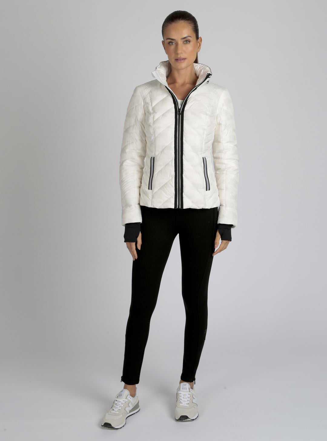 Camo Reflective Puffer Down Filled Super Hero - Blanc Noir Online Store