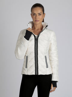 Camo Reflective Puffer Down Filled Super Hero - Blanc Noir Online Store