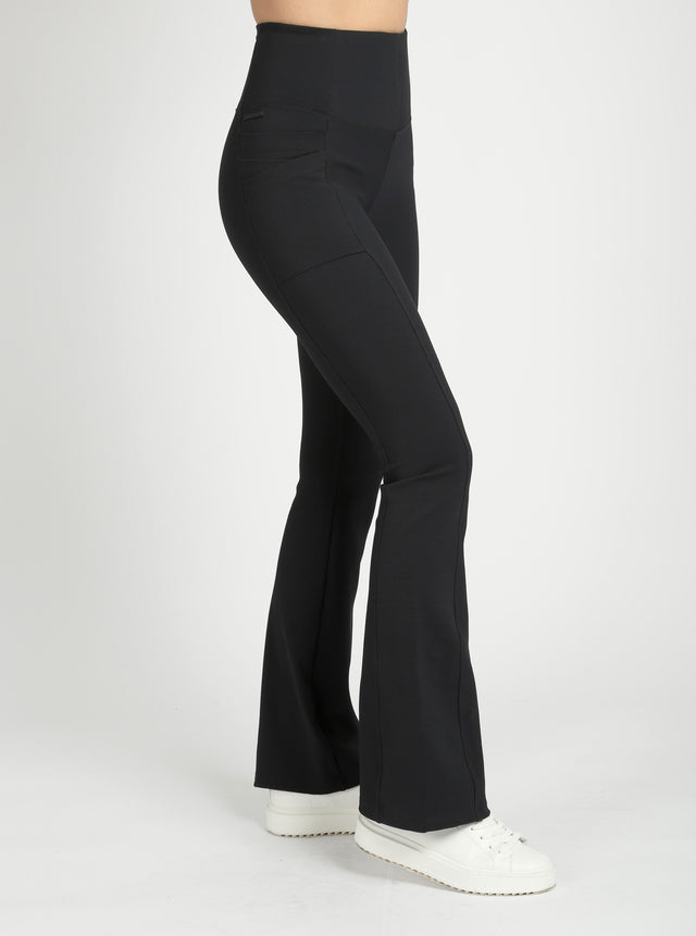 Directional Rib Bootcut Pant - Blanc Noir Online Store
