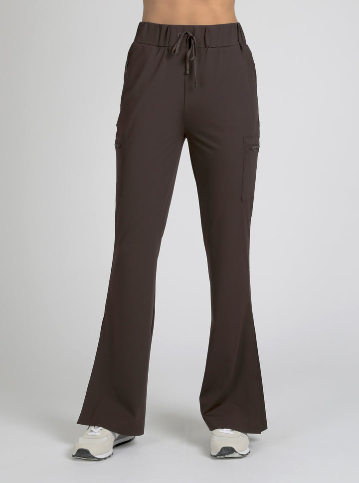 Tectonic Kick Flare Pant - Sella Brown - Blanc Noir Online Store