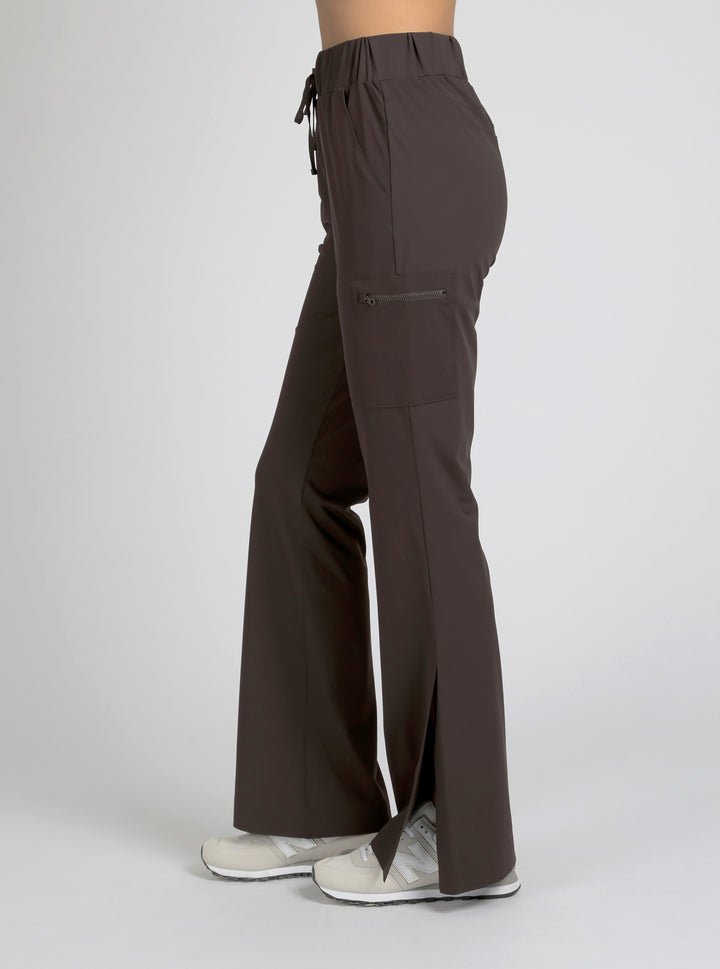 Tectonic Kick Flare Pant - Sella Brown - Blanc Noir Online Store