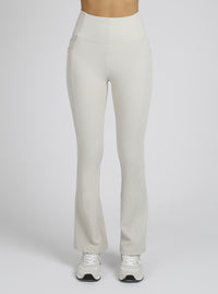 Directional Rib Bootcut Gold Trims - Blanc Noir Online Store