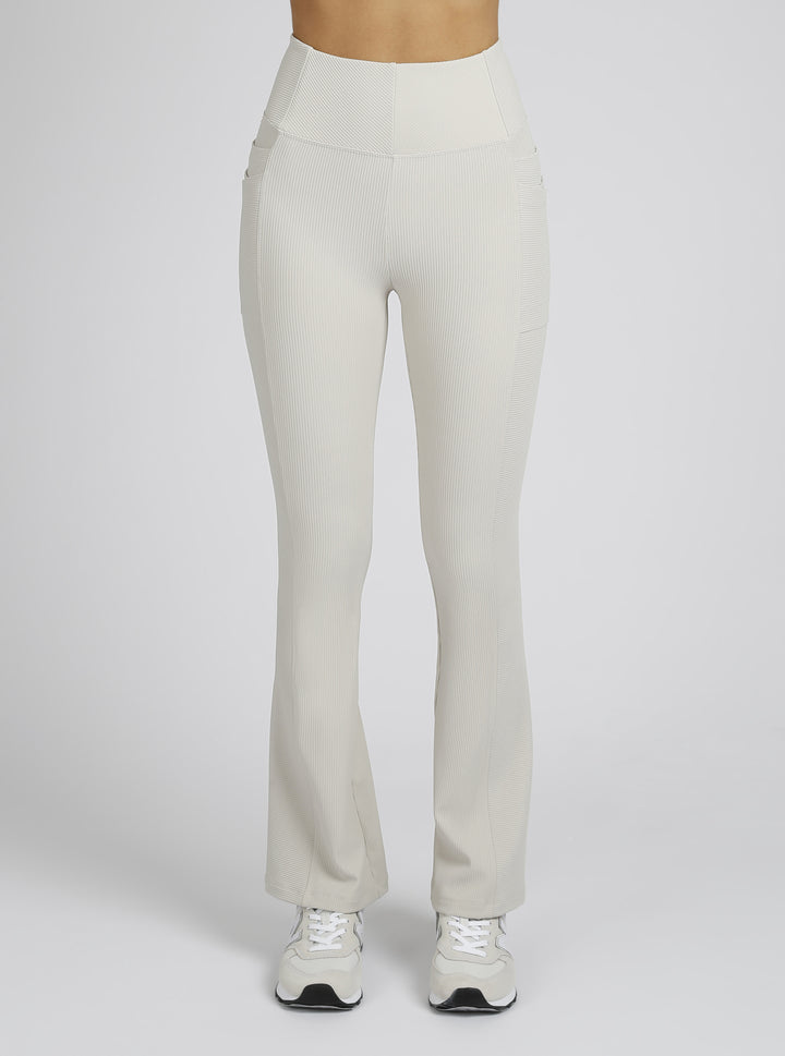 Directional Rib Bootcut Gold Trims - Blanc Noir Online Store