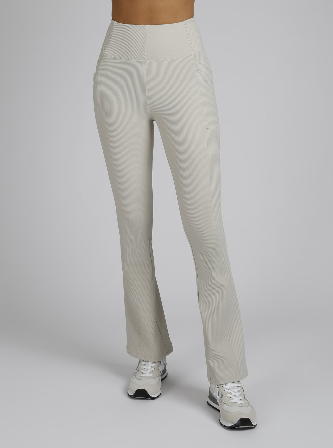 Directional Rib Bootcut Gold Trims - Blanc Noir Online Store