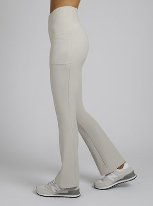 Directional Rib Bootcut Gold Trims - Blanc Noir Online Store