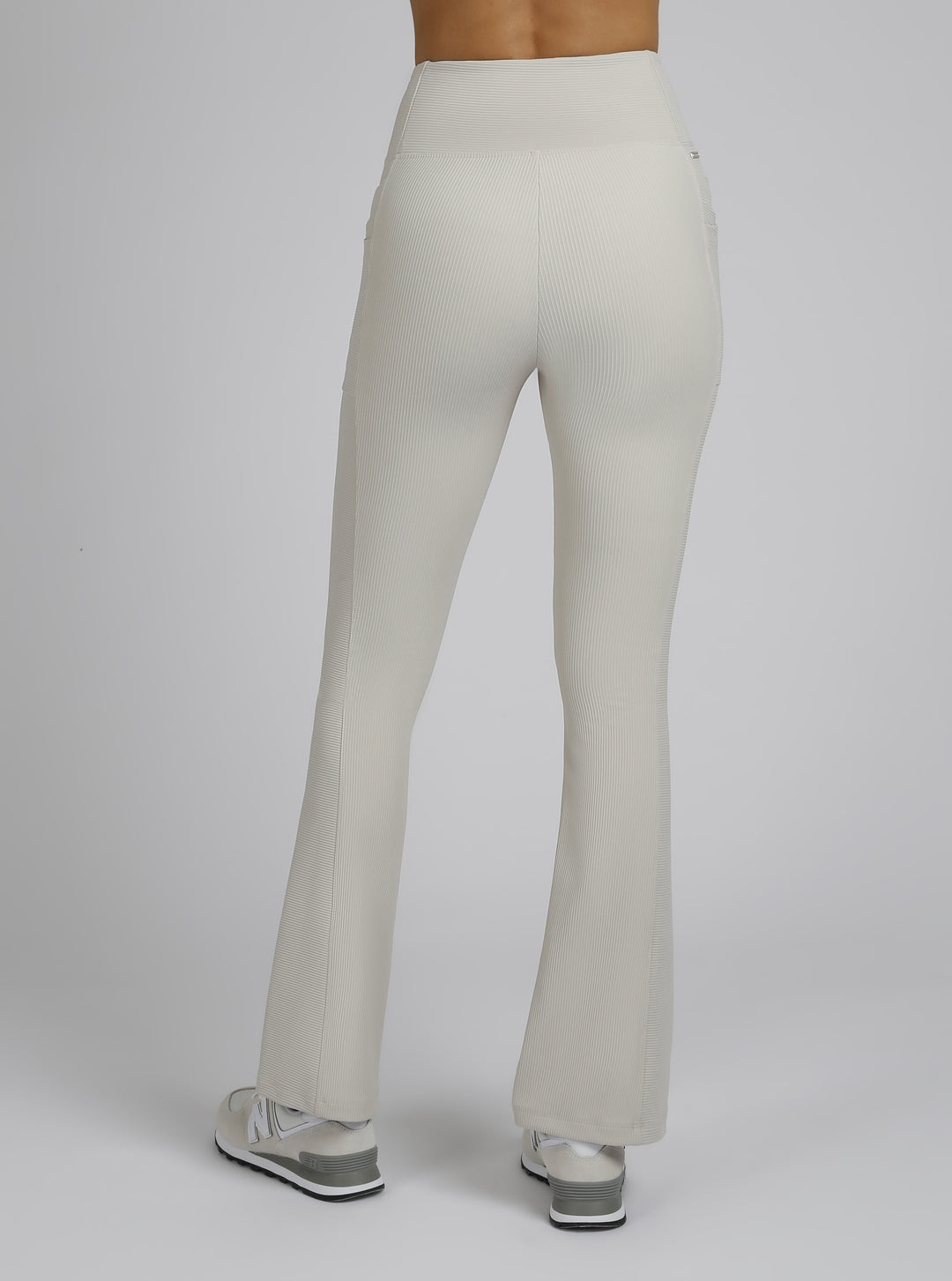 Directional Rib Bootcut Gold Trims - Blanc Noir Online Store