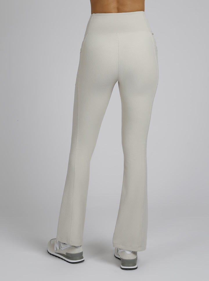 Directional Rib Bootcut Gold Trims - Blanc Noir Online Store