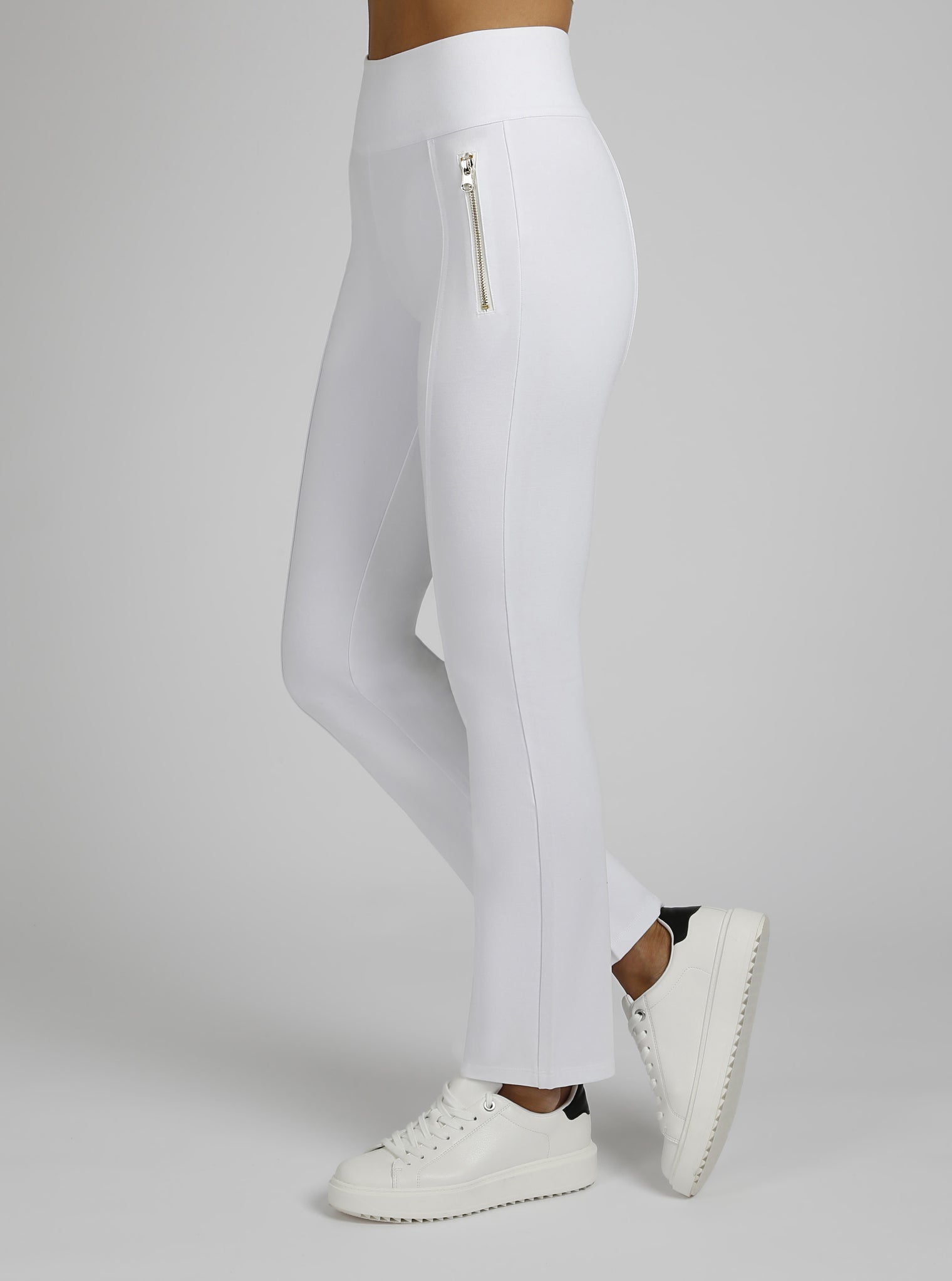 New Kendal Straight Leg Pant Gold Trims - Blanc Noir Online Store