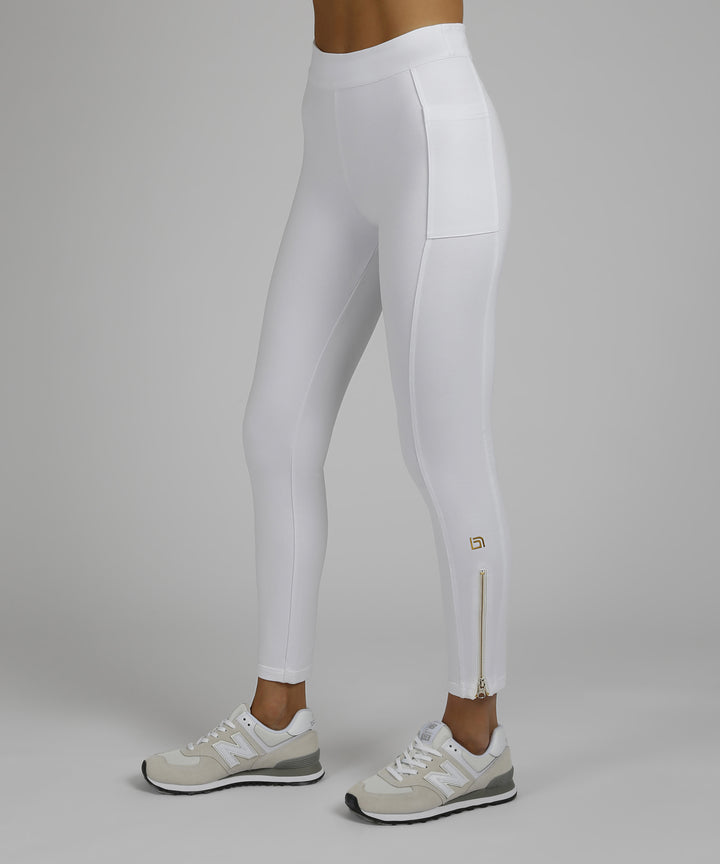 New Racing Legging Gold Trims - Blanc Noir Online Store