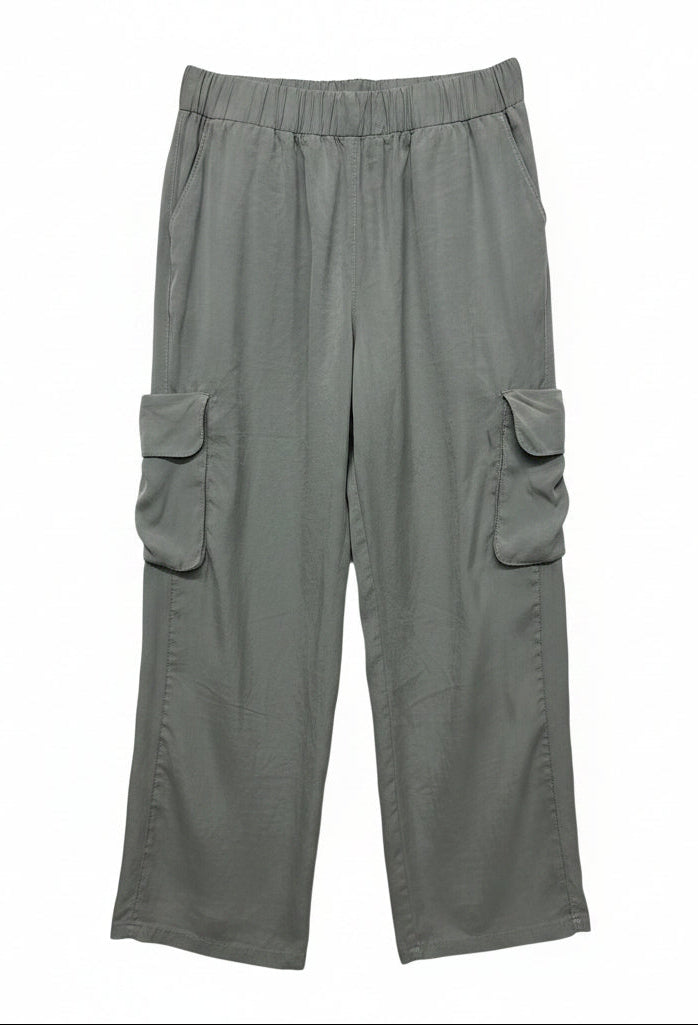 VAULT_424_SILK CARGO PANT - Blanc Noir Online Store