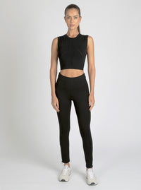 Infinity Crop - Black - Blanc Noir Online Store