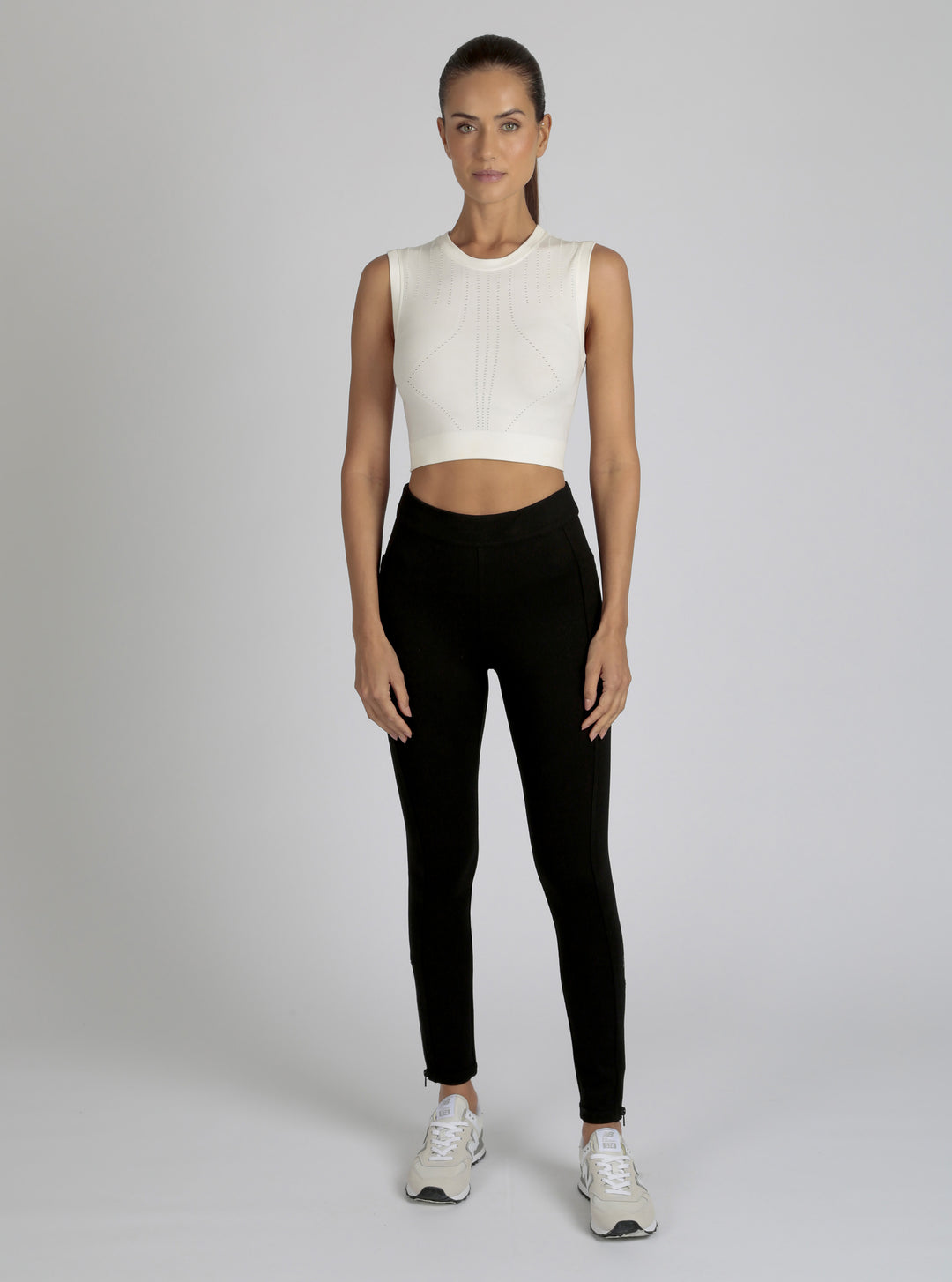 Infinity Crop - White - Blanc Noir Online Store