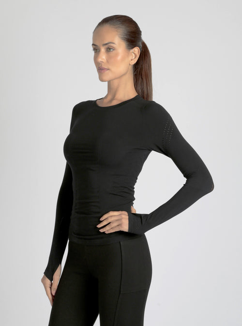 LS Magnetic Top - Black - Blanc Noir Online Store