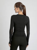 LS Magnetic Top - Black - Blanc Noir Online Store