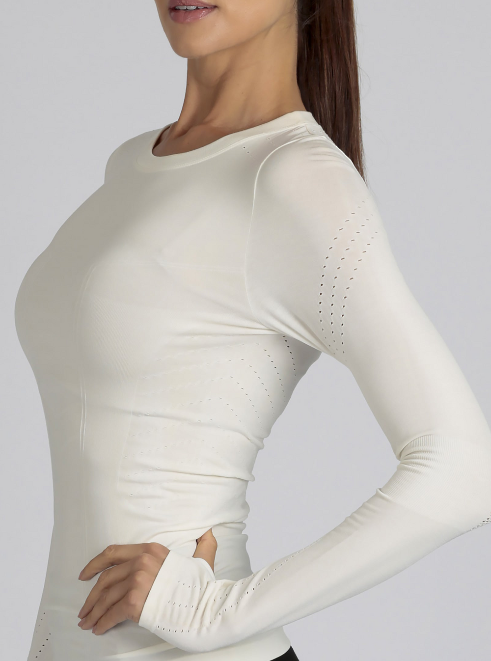 LS Magnetic Compression Top - White - Blanc Noir Online Store