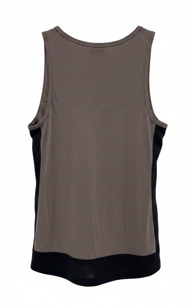VAULT_424_PIECED TANK - Blanc Noir Online Store