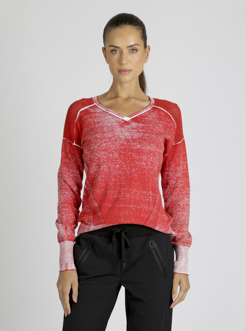 V-Neck Huntress Sweater - Blanc Noir Online Store