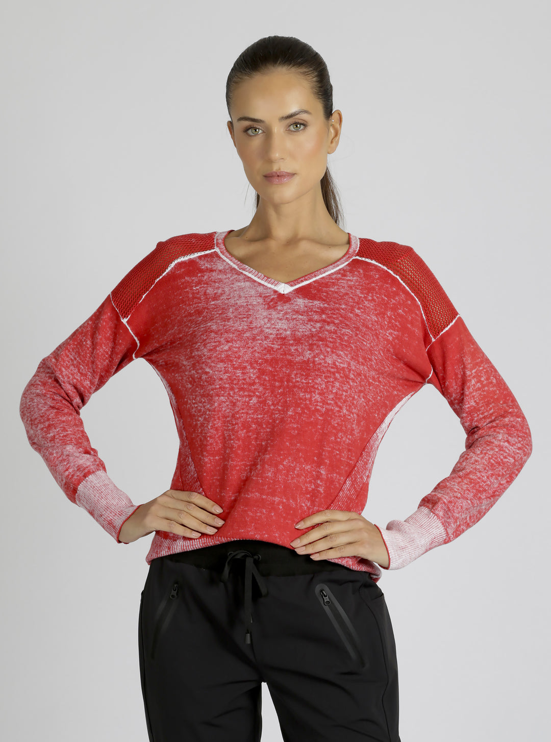 V-Neck Huntress Sweater - Blanc Noir Online Store