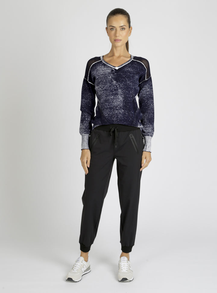 V-Neck Huntress Sweater - Blanc Noir Online Store