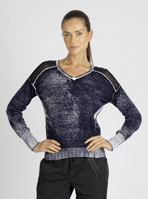 V-Neck Huntress Sweater - Blanc Noir Online Store