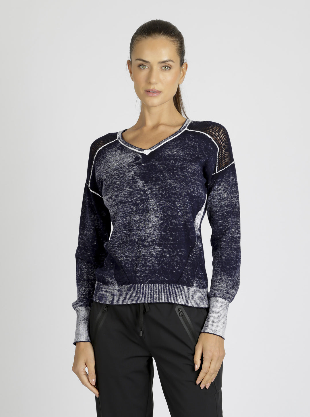 V-Neck Huntress Sweater - Blanc Noir Online Store