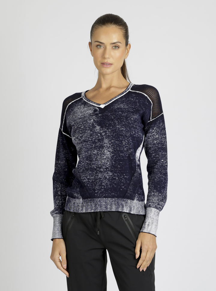 V-Neck Huntress Sweater - Blanc Noir Online Store
