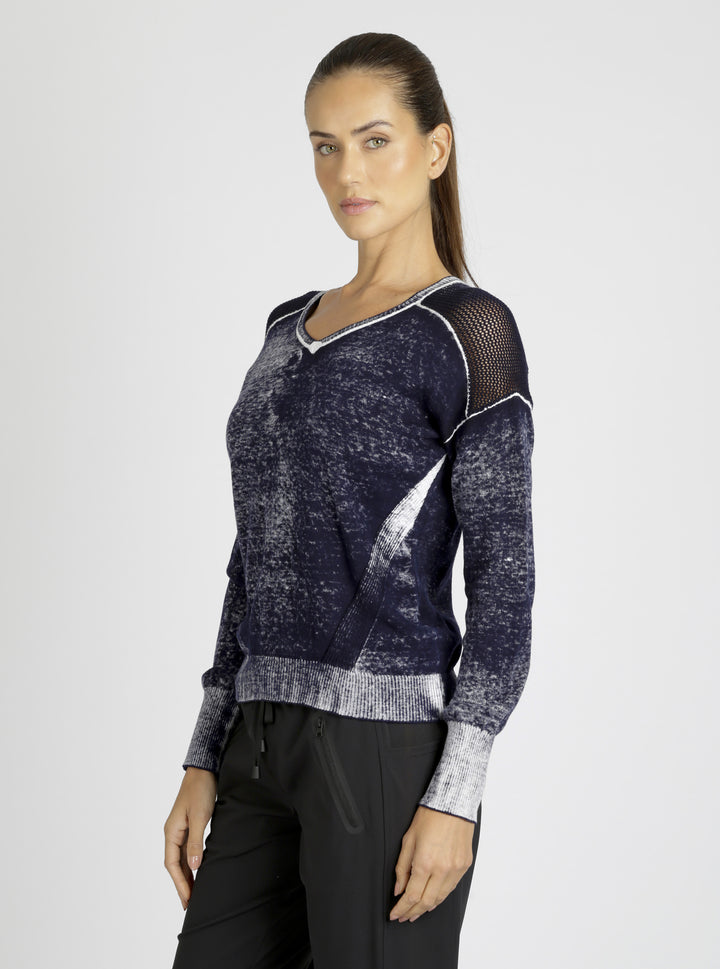 V-Neck Huntress Sweater - Blanc Noir Online Store