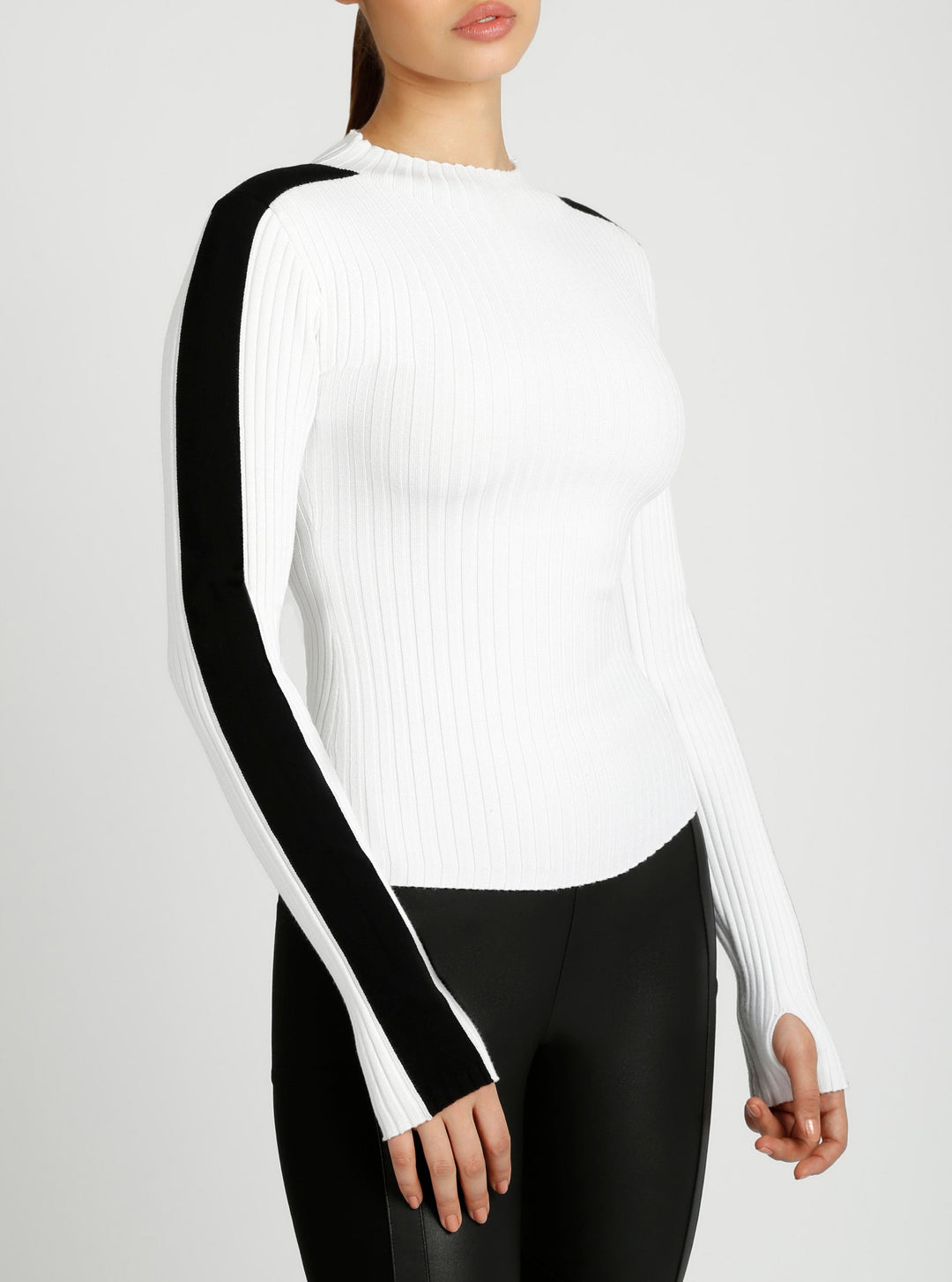 Blair Mock Neck Sweater - NEW COLORS - Blanc Noir Online Store