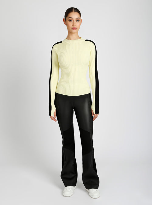 Blair Mock Neck Sweater - NEW COLORS - Blanc Noir Online Store