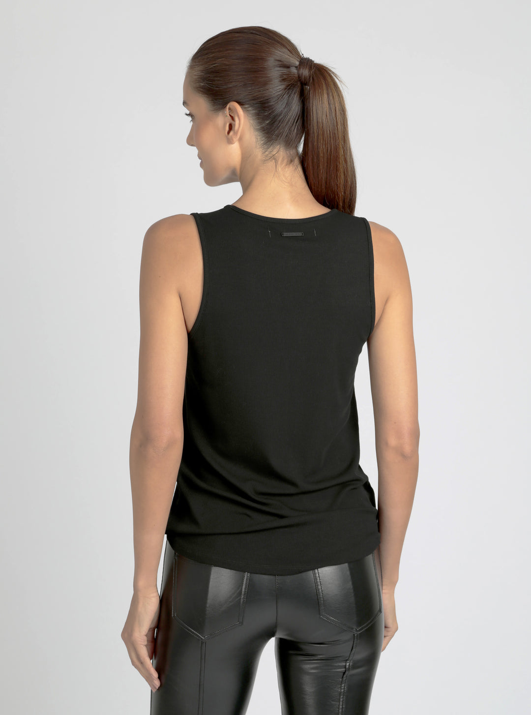 Amara V Neck Top - Blanc Noir Online Store